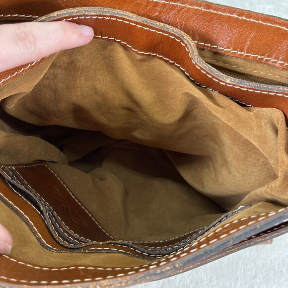 PATRICIA NASH Medium Leather Backpack Vintage Benefits Charity - Picture 14 of 16